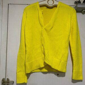 VINTAGE COTTON GINNY KNITTED SWEATER CARDIGANS SIZE S